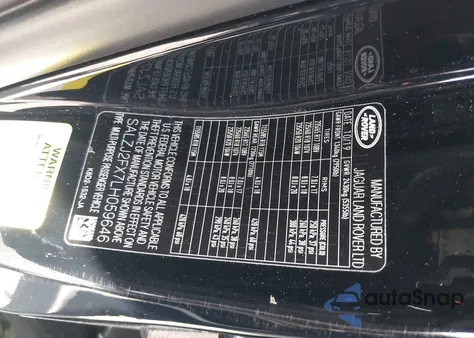 2020 Land Rover Range Rover Evoque S из США, поврежденный, VIN SALZJ2FX7LH059646